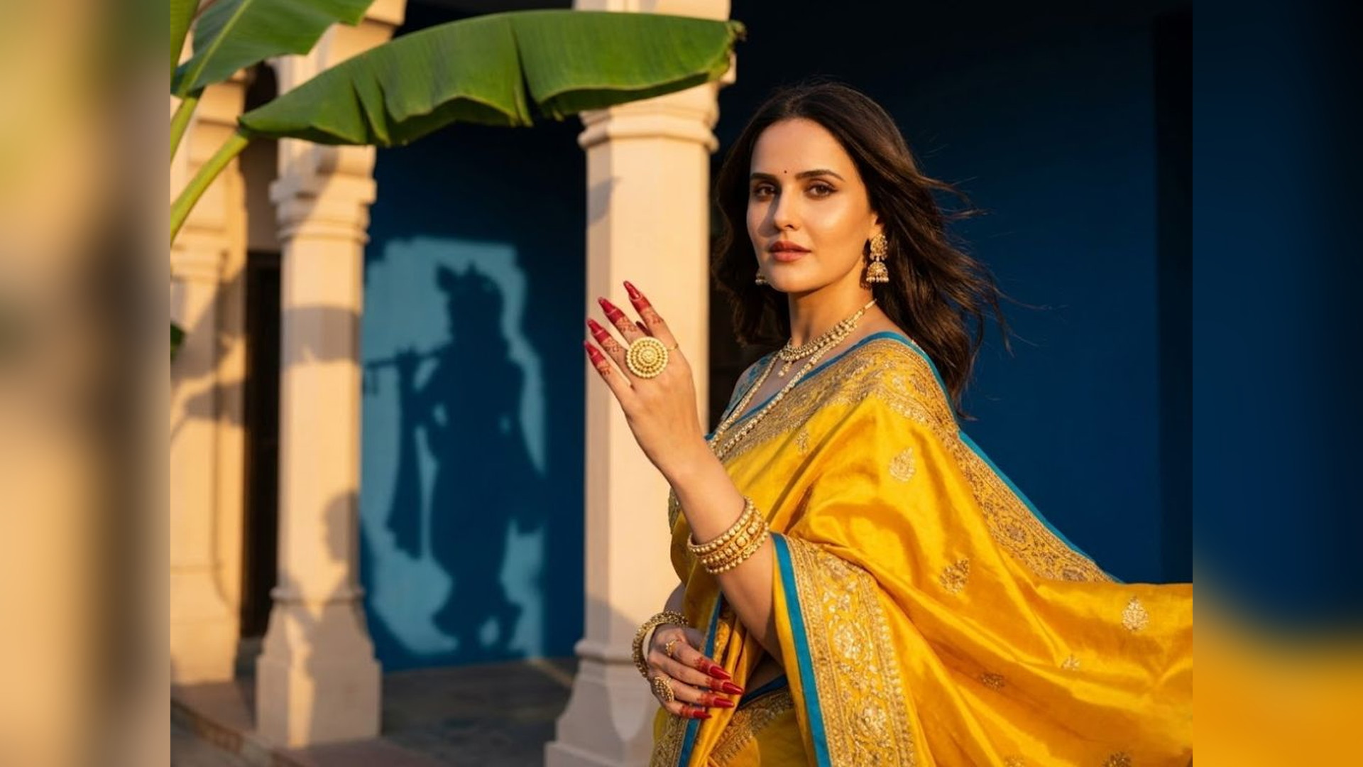 Golden Hour Saree
