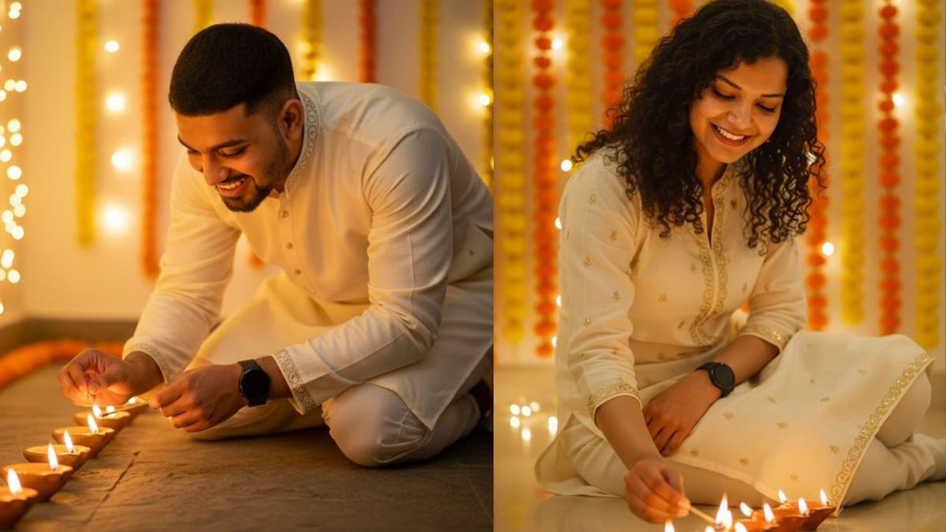 Diwali Lamp Lighting