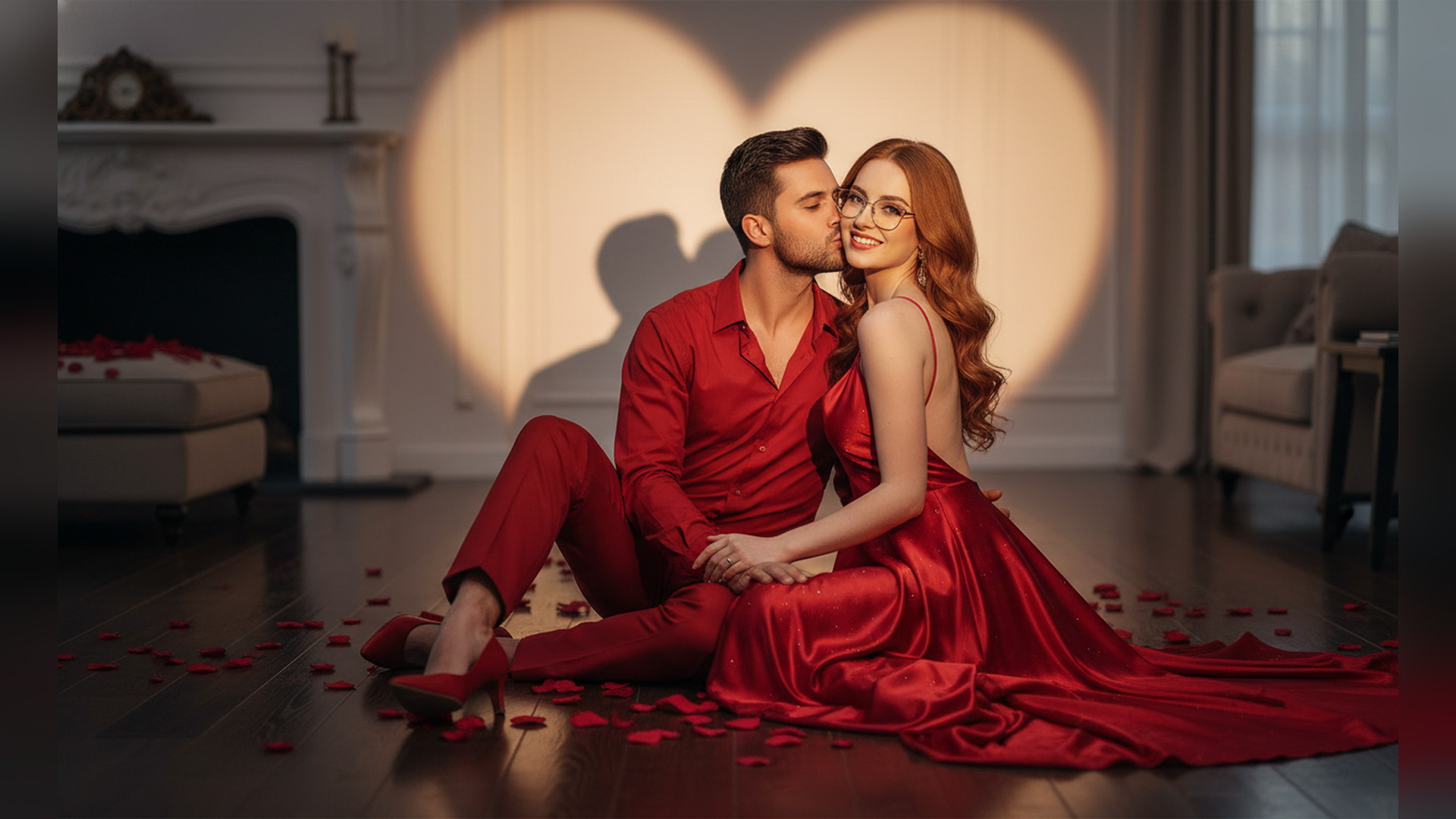 Red Love Portrait