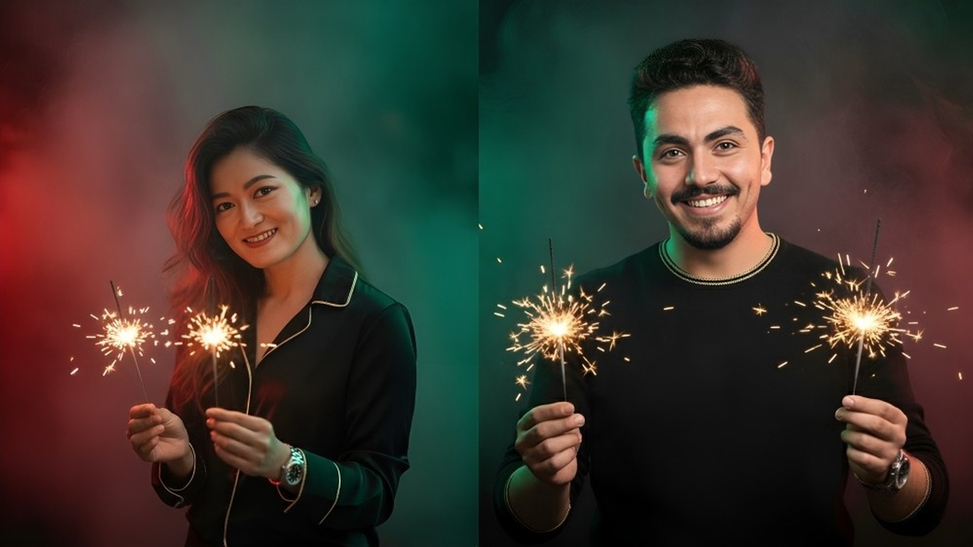 Sparkler Diwali Elegance