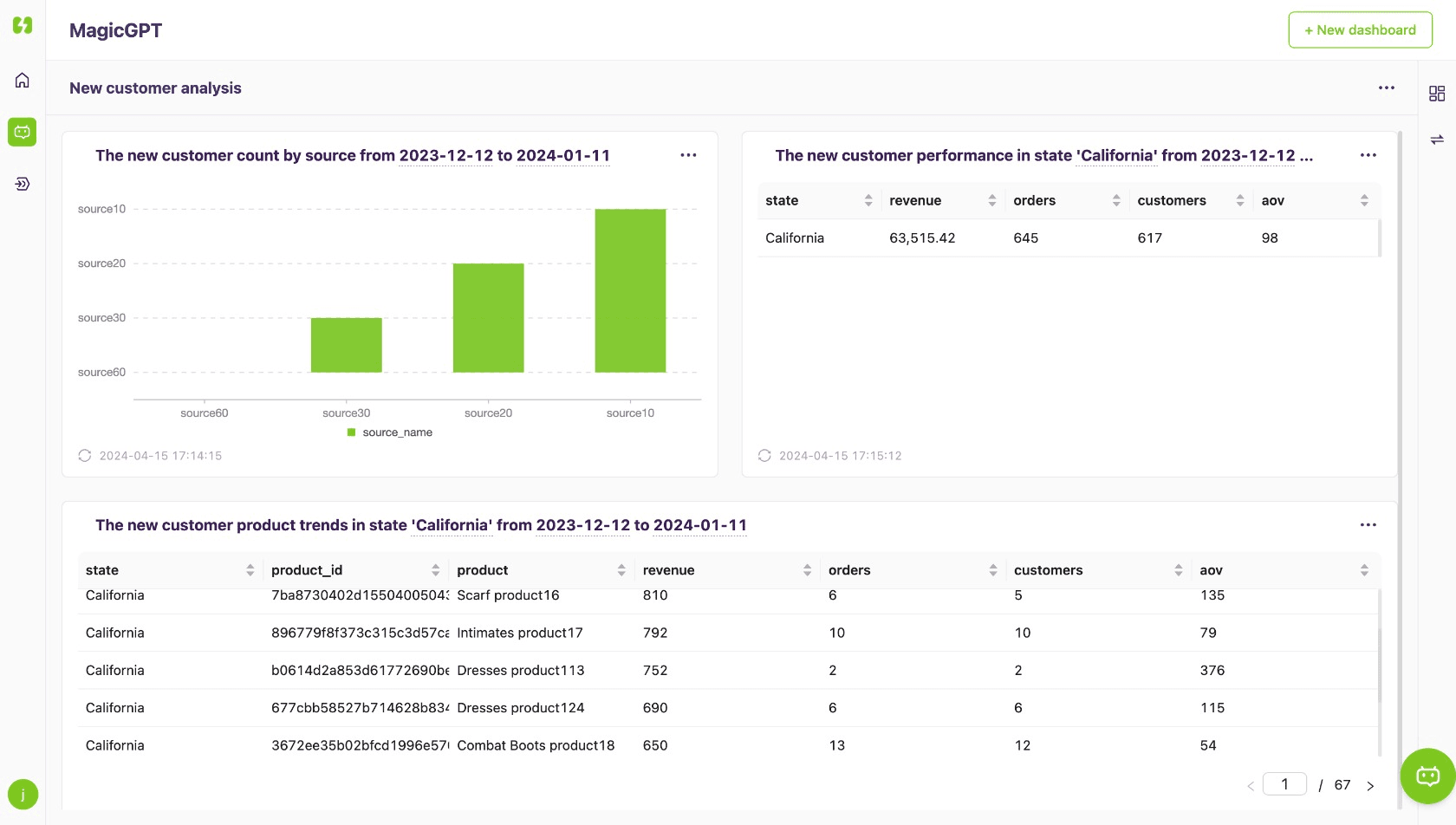 appdev.magicbean.ai homepage dashboard 9247ea50-2bca-4ac1-b6ed-69f6b3bc46b7.png