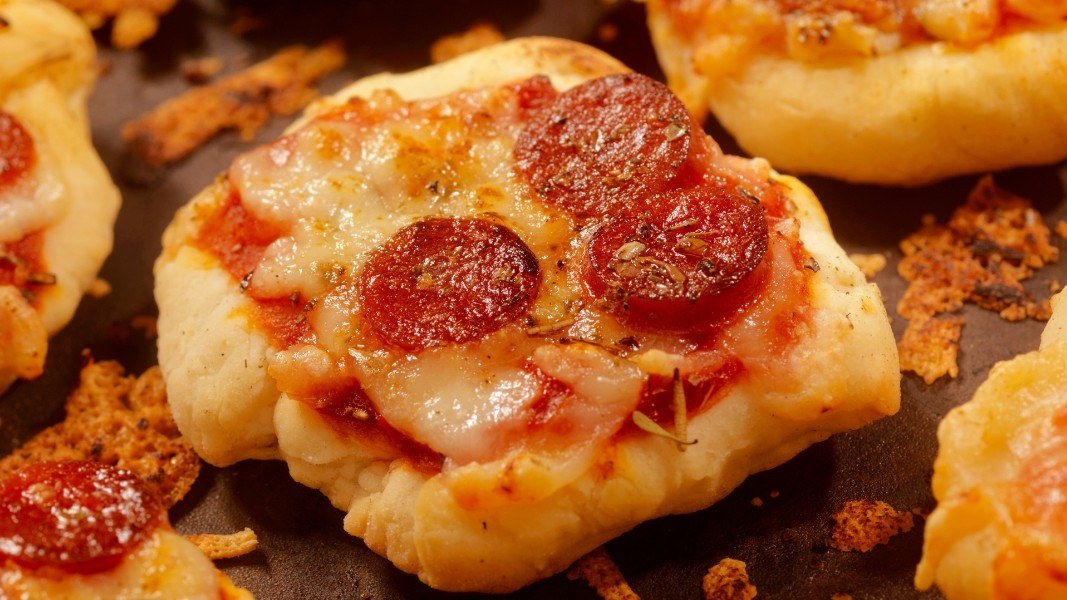 Pepperoni pizza ready for the oven