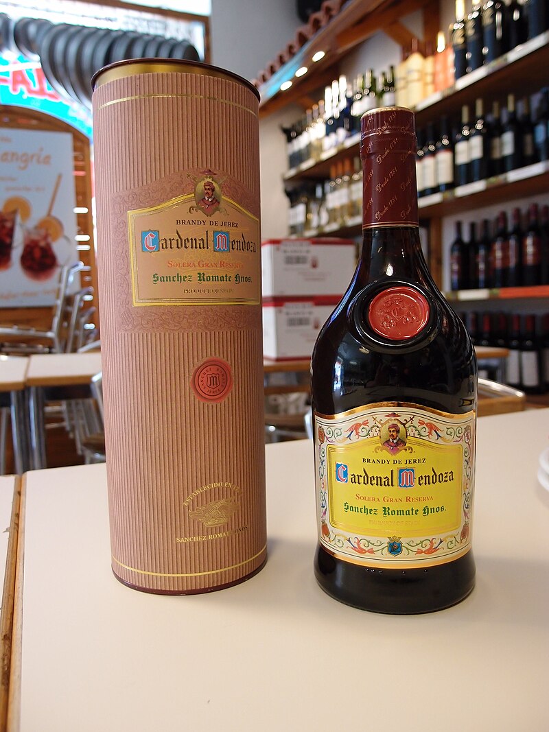 Cardenal Mendoza Brandy de Jerez bottle - Spanish imported brandy