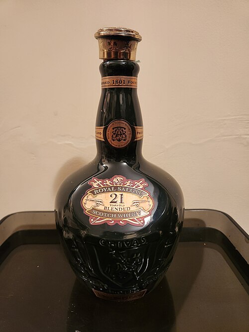 Royal Salute 21 Year Old blended Scotch whisky flagon