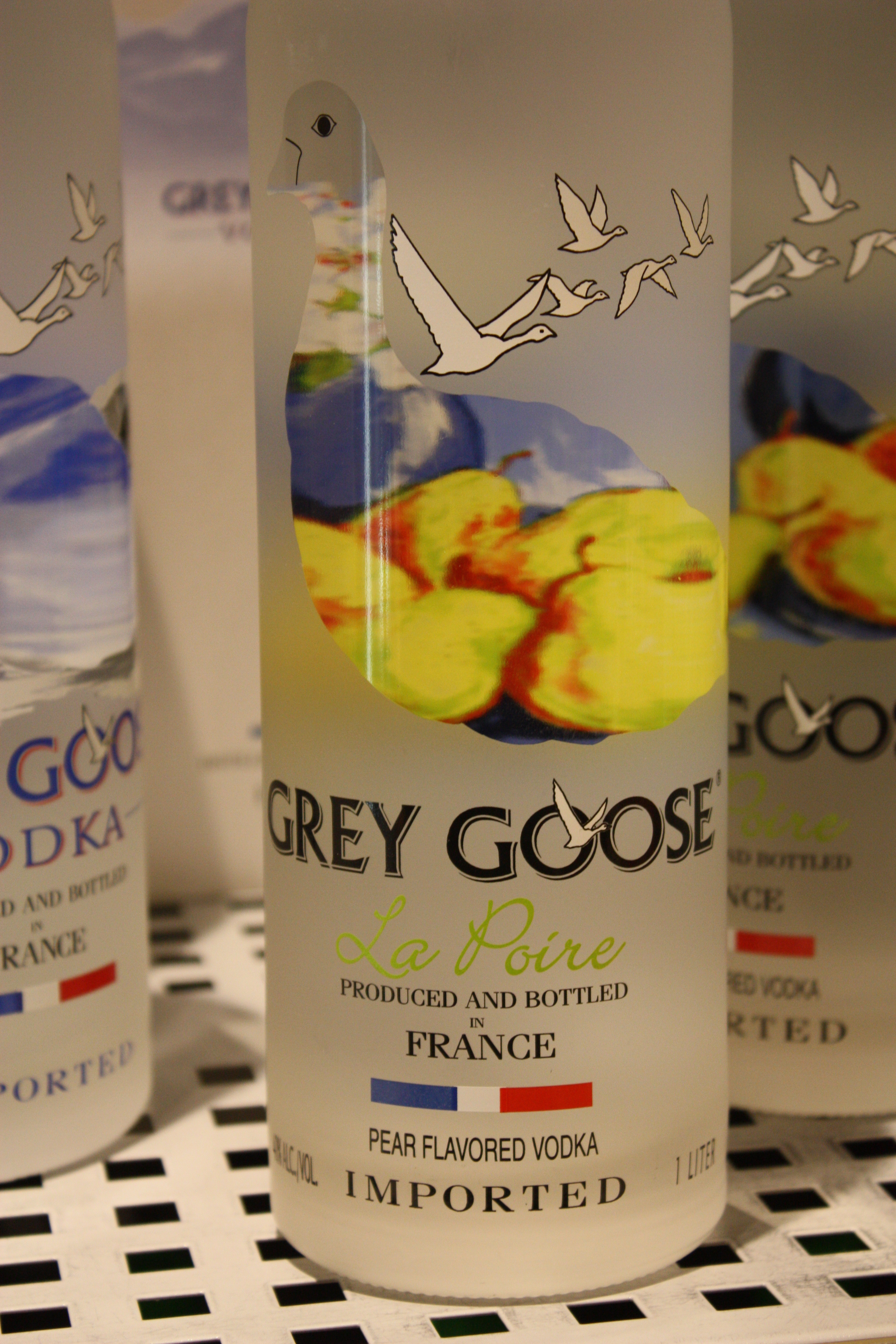 Grey Goose vodka bottle