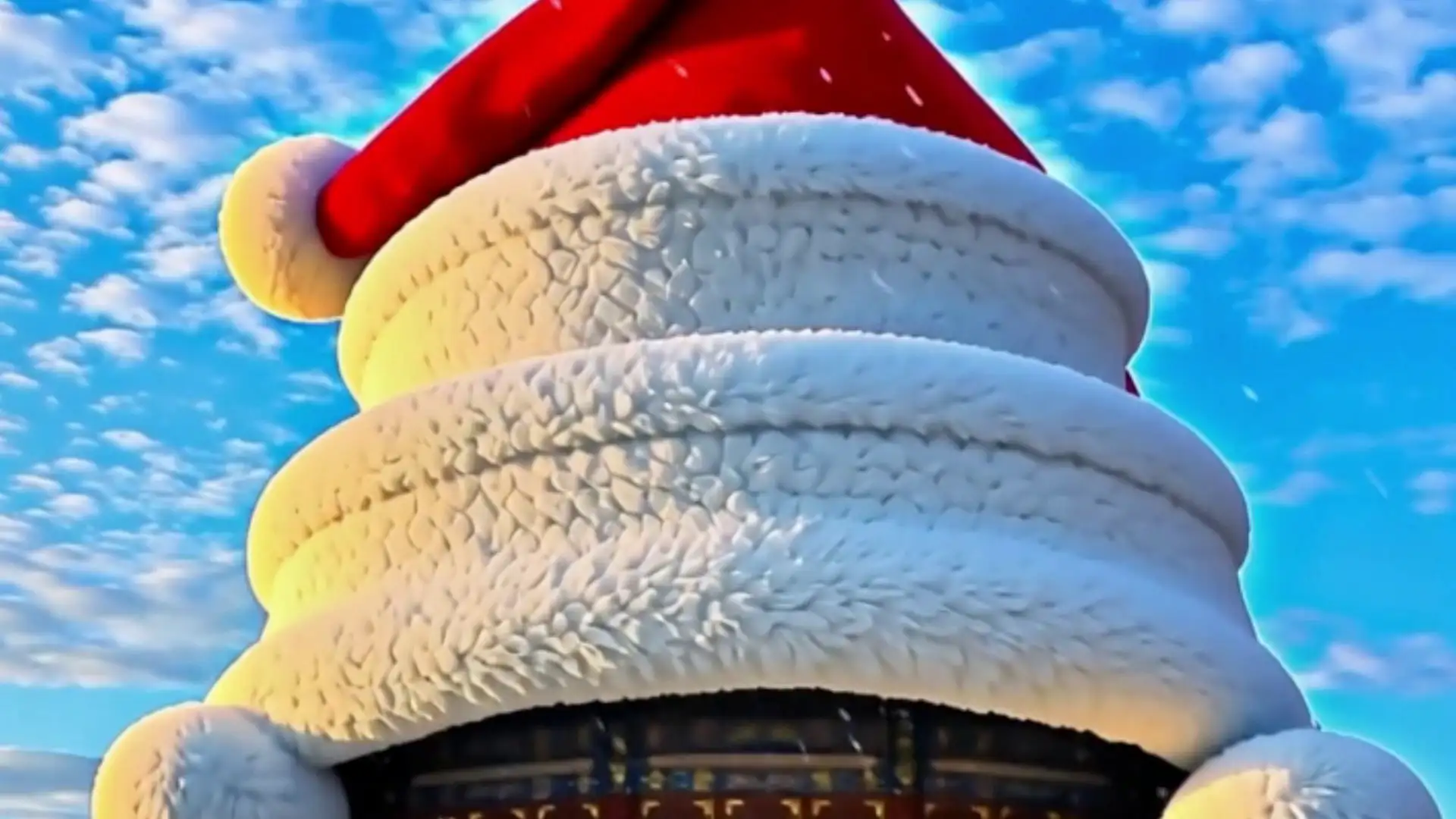 city-santa-hat