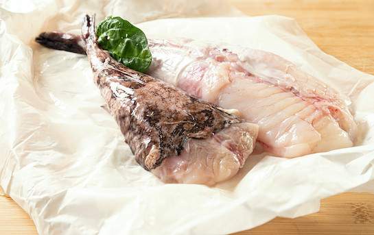 Filet de lotte sauvage paré