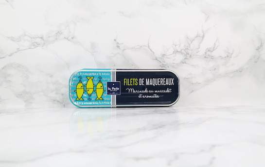 Mackerel Fillets in Muscadet Marinade and Herbs