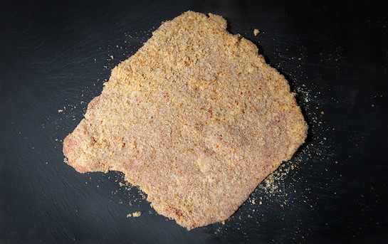 Paillard de veau pané