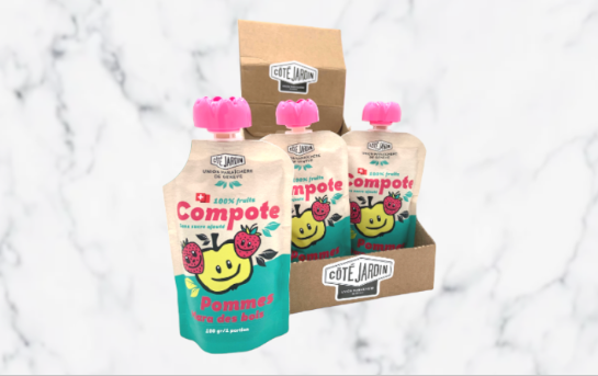 Compote pommes & fraises mara des bois GRTA