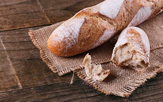 Baguette au levain fait maison