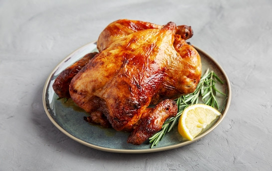 Poulet rôti prêt à manger