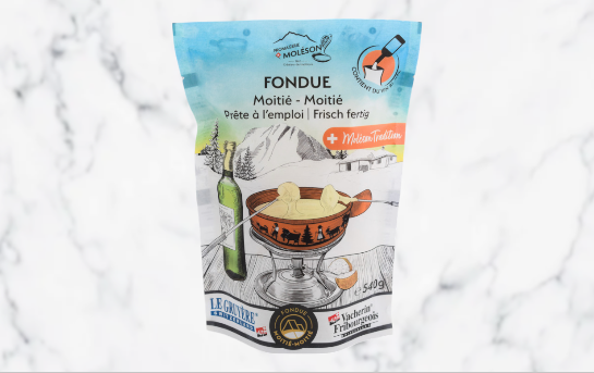 Fondue moitié moitié prête à l'emploi