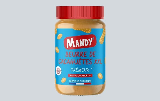 Beurre de cacahuètes crémeux Mandy XXL
