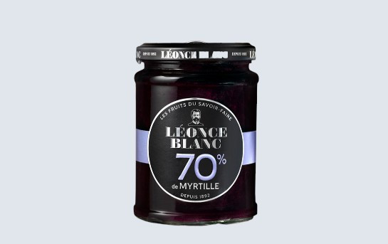 Confiture Myrtilles 70% Léonce Blanc