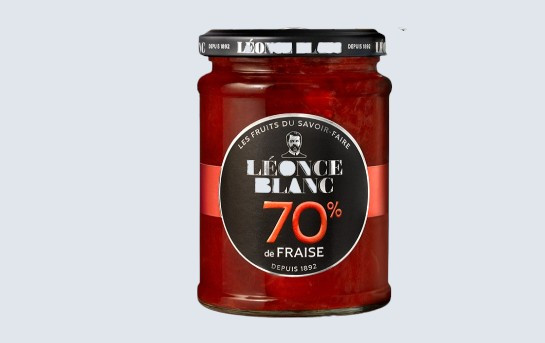 Confiture Fraise 70% Léonce Blanc
