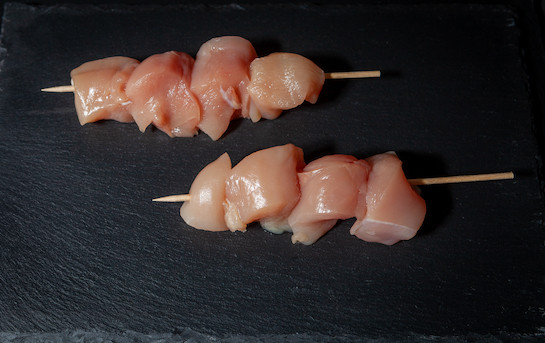 Brochettes de poulet Suisse nature