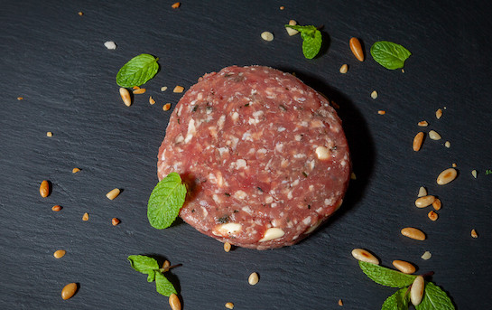 Steak haché de gigot d'agneau