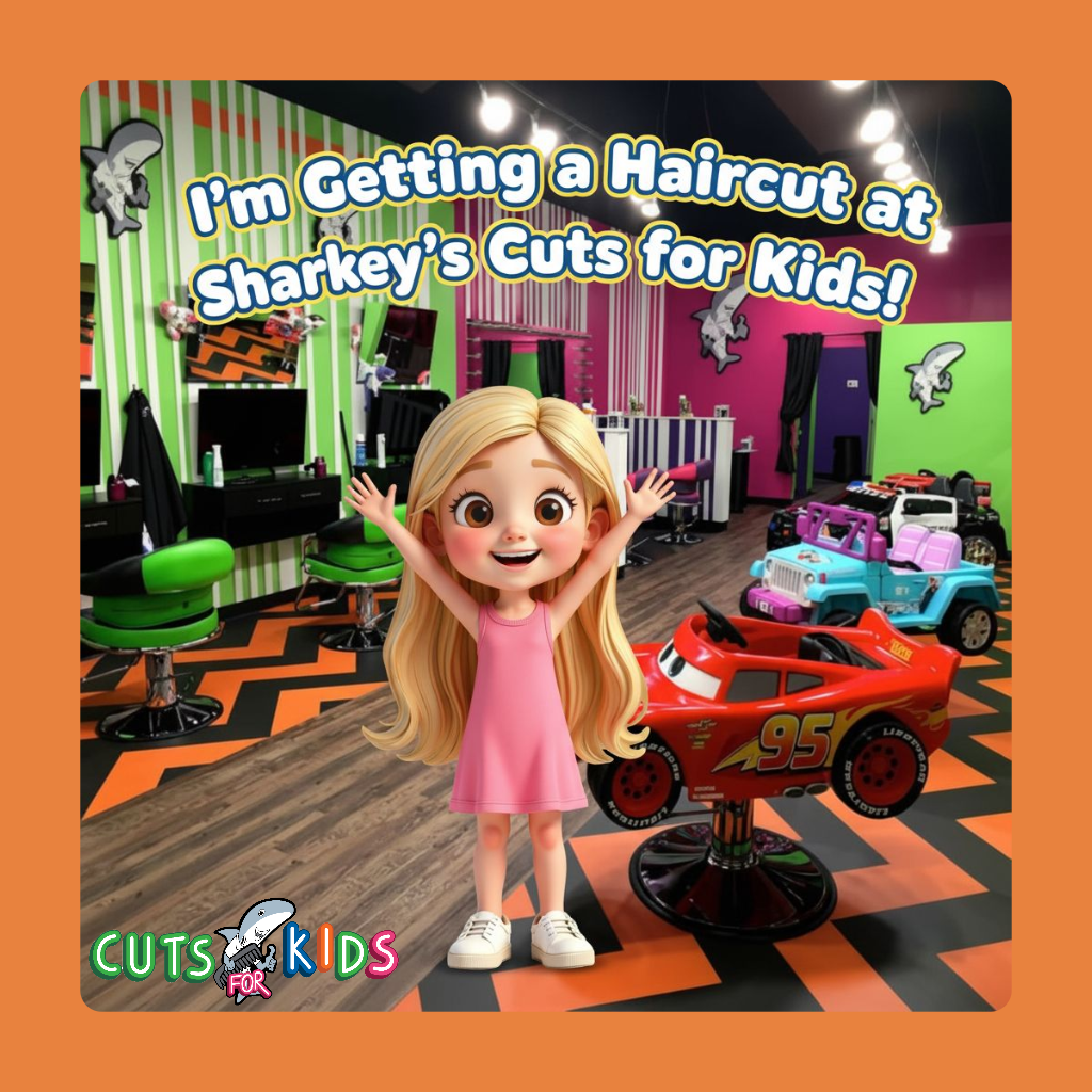 I'm Getting a Haircut at Sharkey's Cuts for Kids!