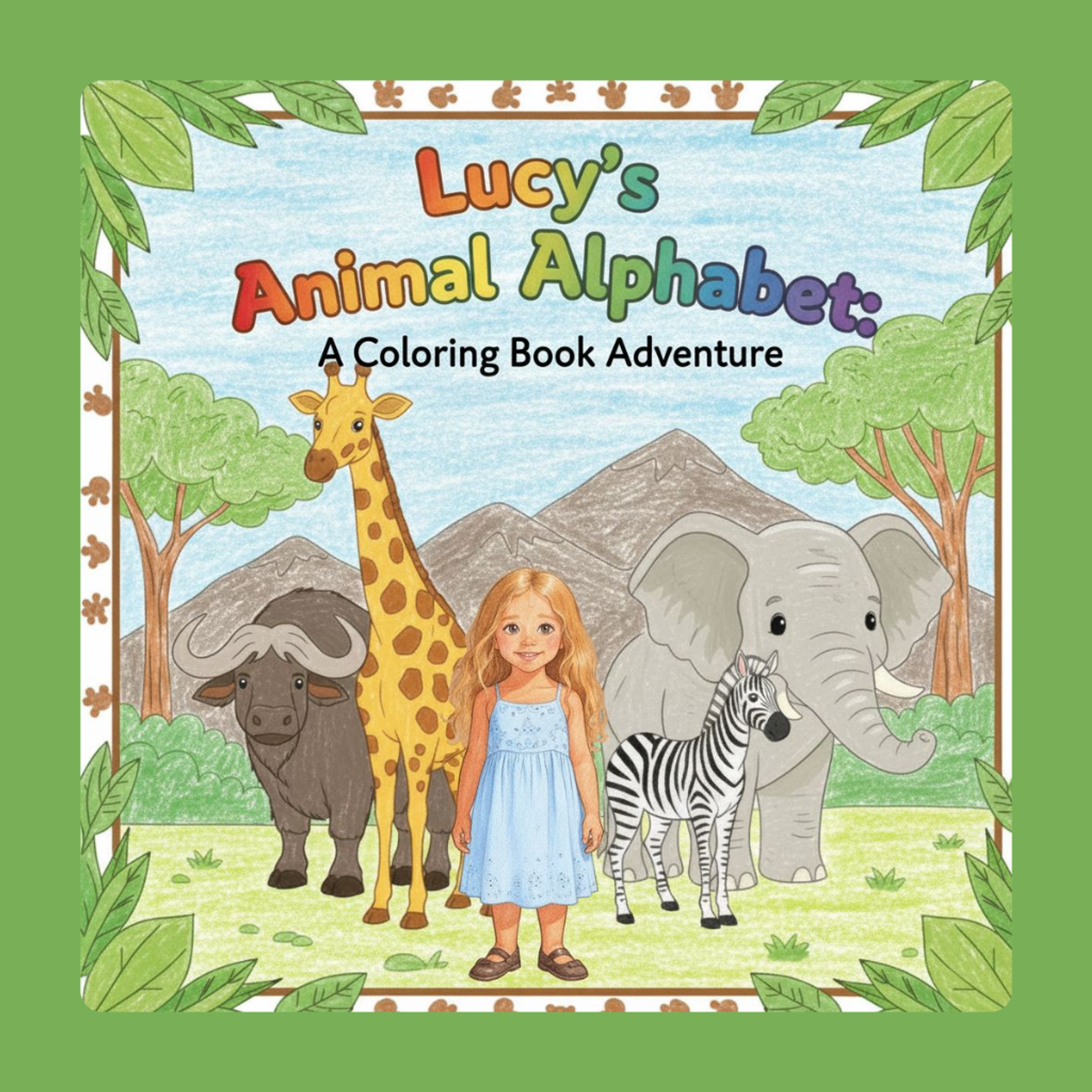 Lucy's Animal Alphabet: A Coloring Book Adventure 