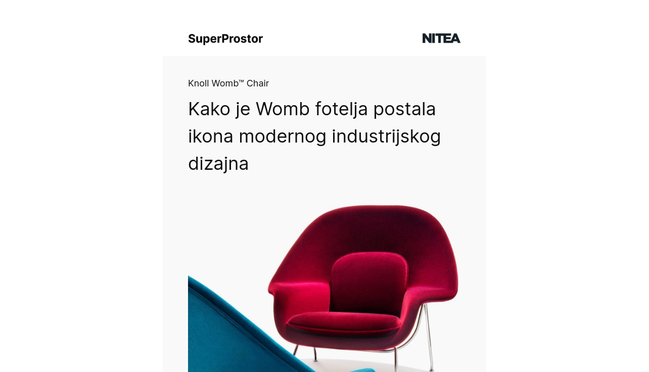 Kako je Womb fotelja postala ikona modernog industrijskog dizajna