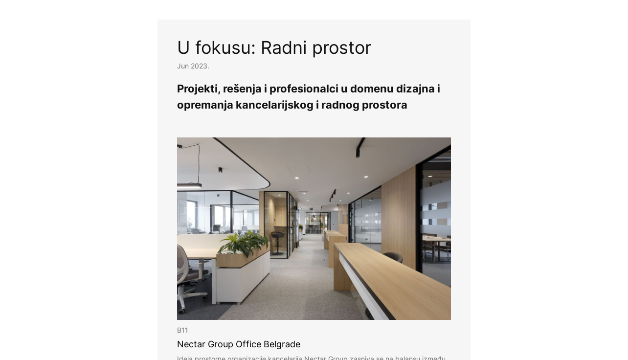 U fokusu: Radni prostor