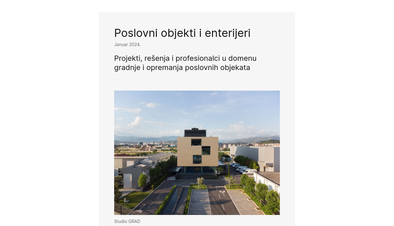 Poslovni objekti i enterijeri