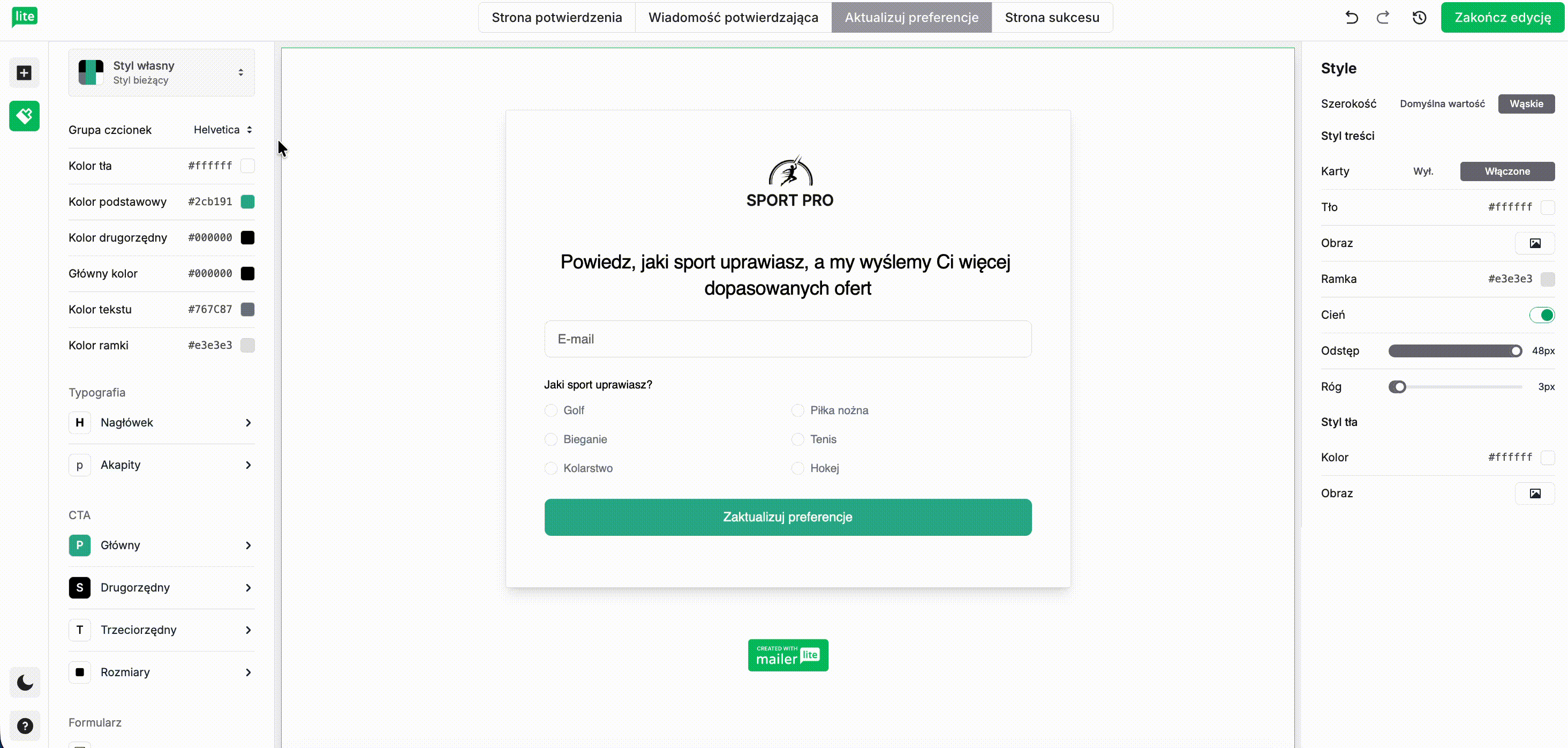 Centrum preferencji e-mail: Pozwól subskrybentom kontrolować ich doświadczenia