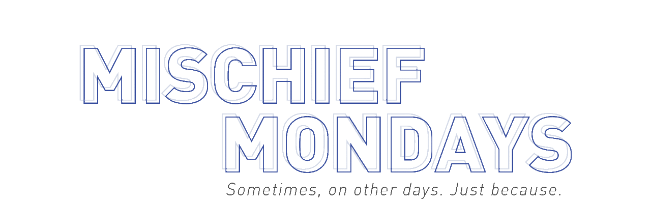 Mischief Mondays email header design example