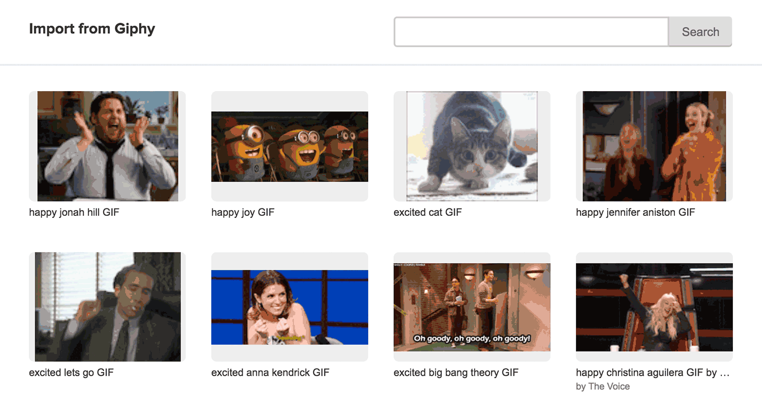 file manager Tenor view MailerLite