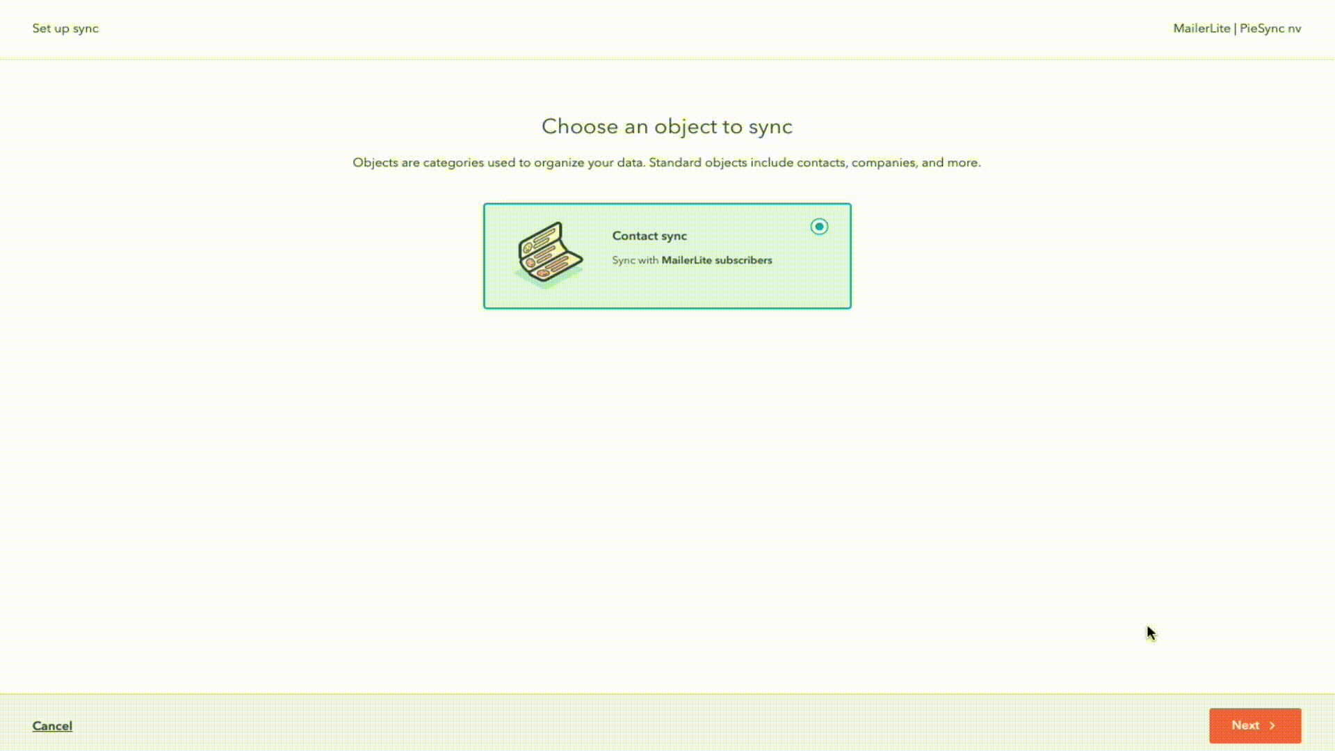 syncing mailerlite and hubspot data