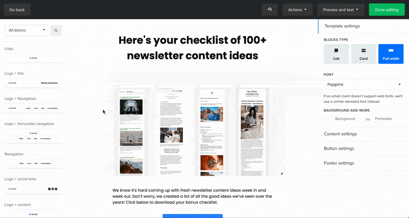 MailerLite dynamic content example