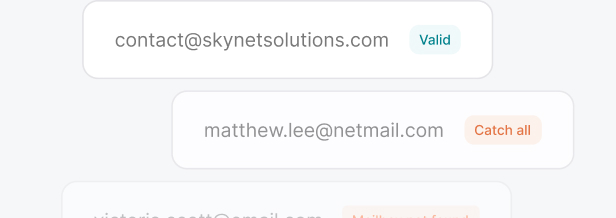 Email verification