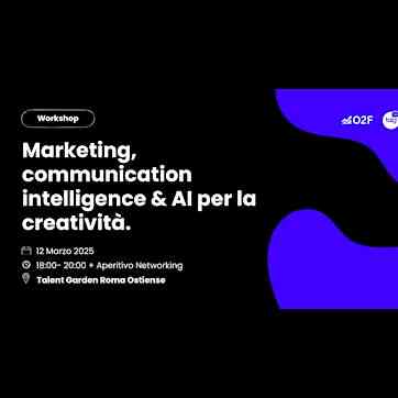 Marketing, communication intelligence & AI per la creatività.