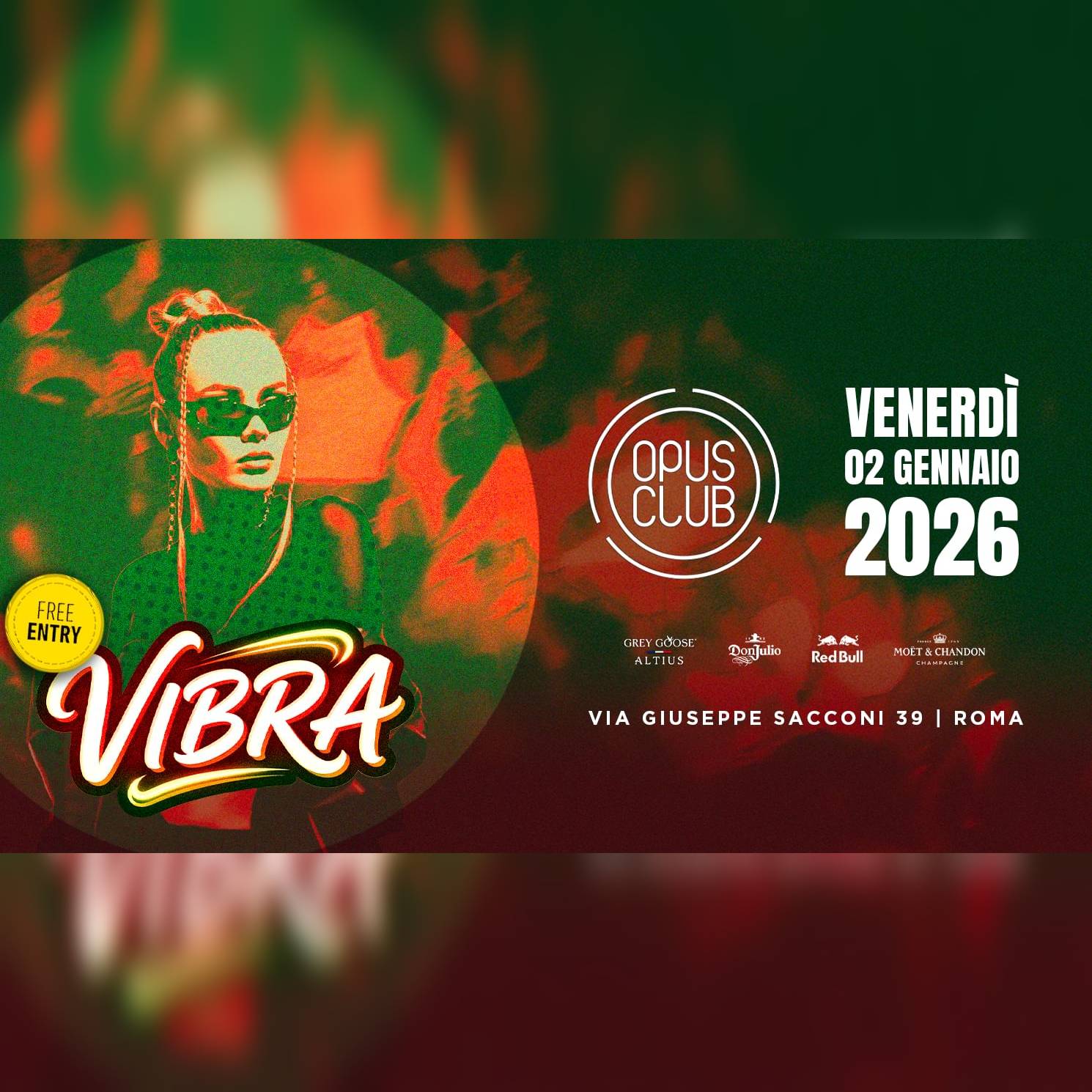 Vibra venerdì 2 gennaio '26 @Opus Club