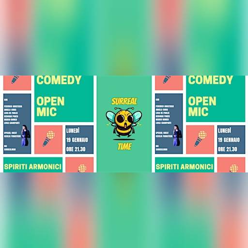 STAND UP COMEDY OPEN MIC + SPECIAL GUEST @SPIRITI ARMINICI