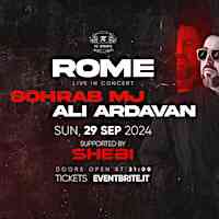 Sohrab MJ and Ali Ardavan live in concert in Rome featuring DJ SHEBI