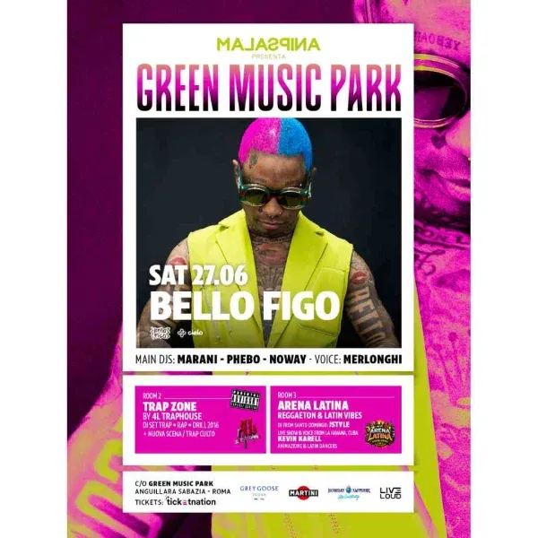 MALASPINA presenta GREEN MUSIC PARK w/ BELLO FIGO | Malaspina