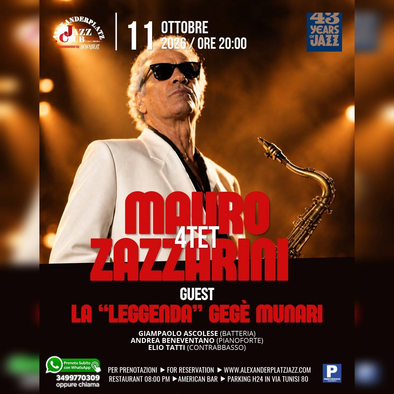 MAURO ZAZZARINI 4TET