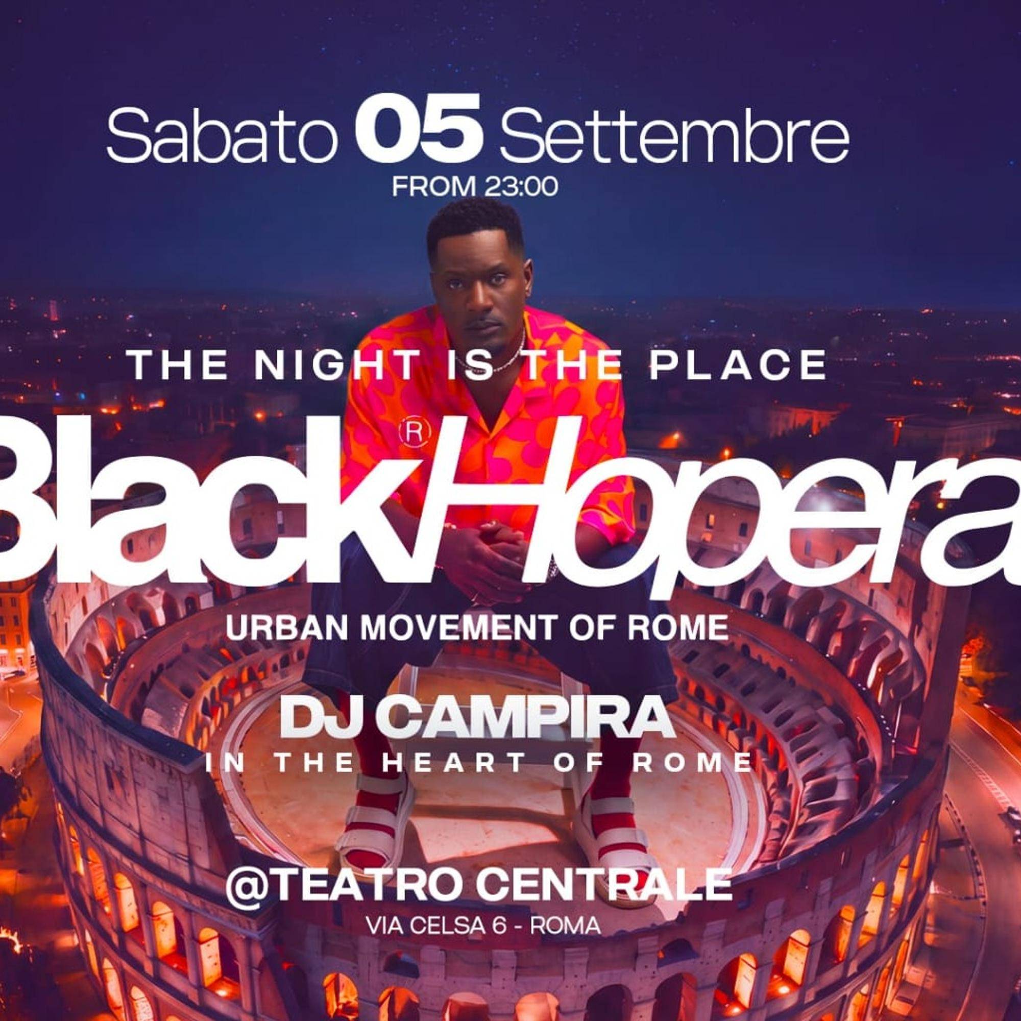 Saturday September 5th - Dj CAMPIRA