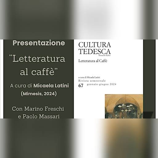 “Letteratura al caffè”, a cura di Micaela Latini .