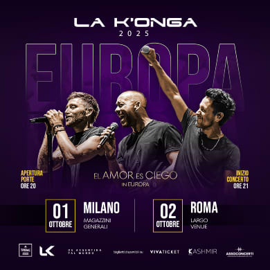 LA K'ONGA - EL AMOR ES CIEGO TOUR EUROPA