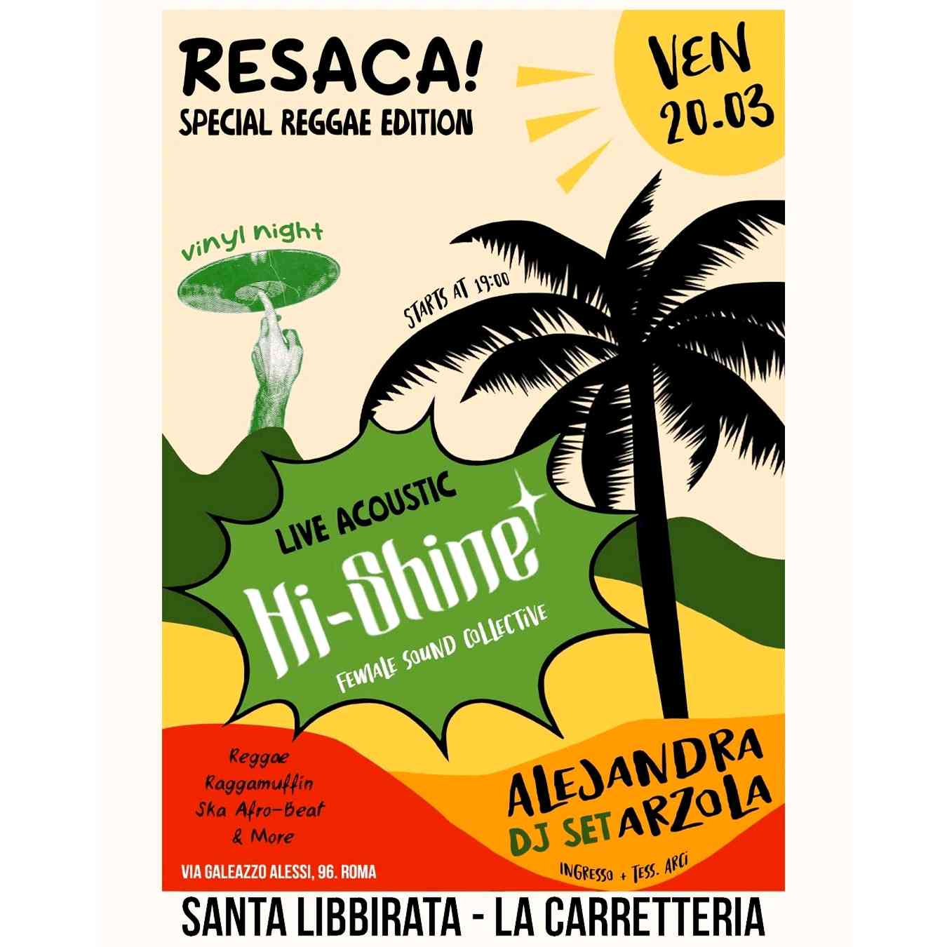 Resaca! Vinyl night - Special Reggae Edition