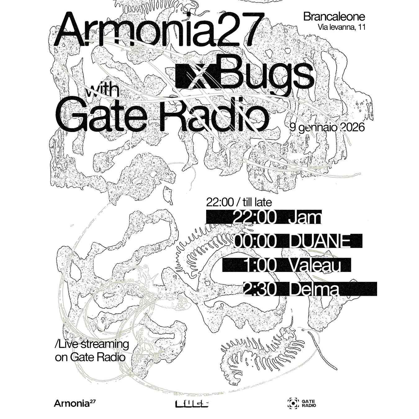 Armonia27 x Bugs with Gate Radio