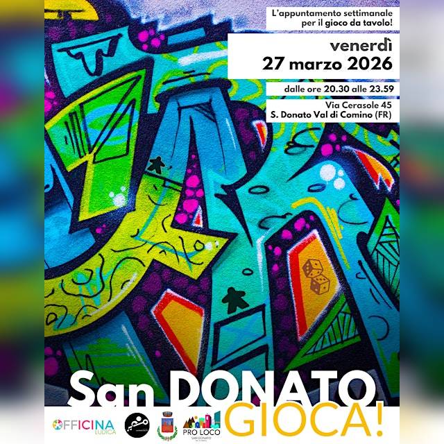 S.Donato GIOCA! | evento 016 | 27 Marzo 2026