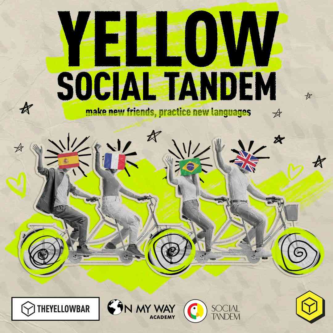 Yellow Social Tandem