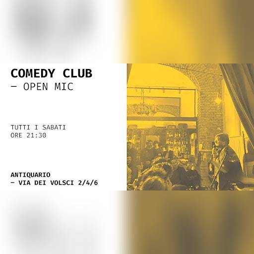 STAND-UP COMEDY CLUB ANTIQUARIO 24/01