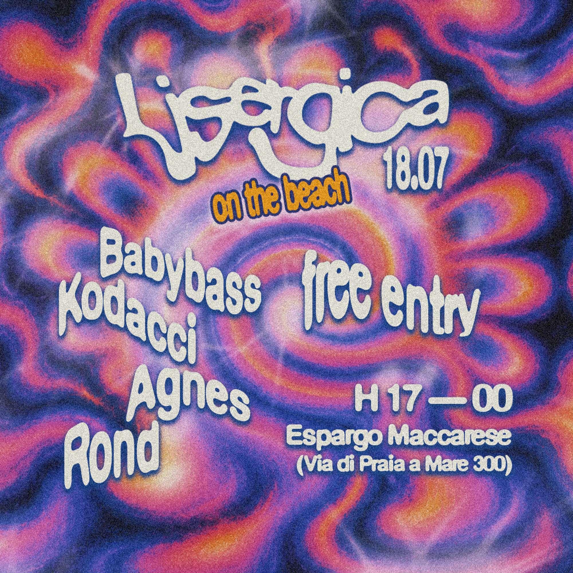 LISERGICA On The Beach ~ Free Entry | Maccarese