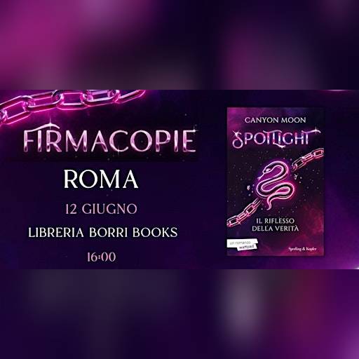 CANYON MOON SPOTLIGHT FIRMACOPIE 12.06.25 ALLE 16 - ROMA TERMINI