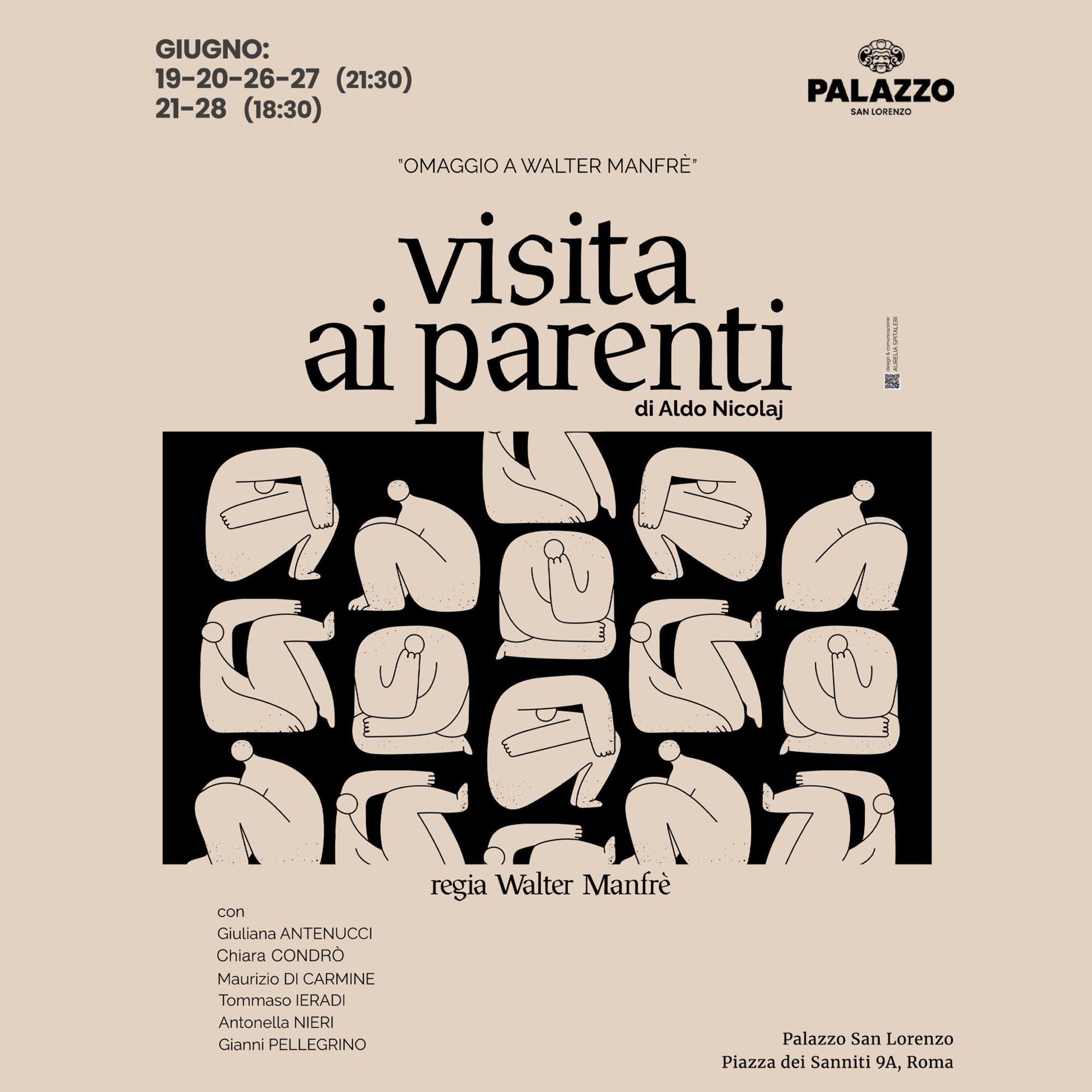 VISITA AI PARENTI - ALDO NICOLAJ - omaggio a WALTER MANFRÈ
